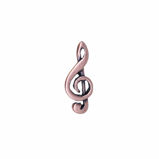 G-Clef Copper Lapel Pin | lapelpinplanet