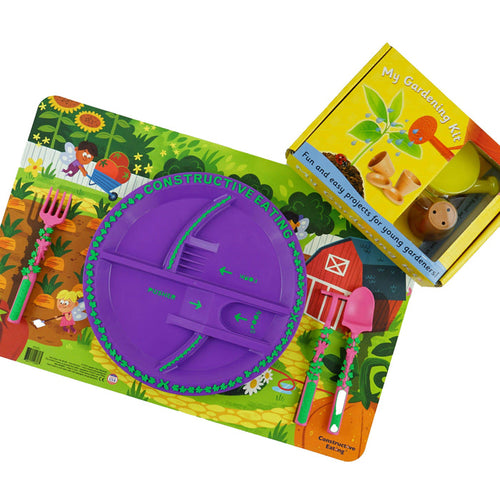 Marissa's Books & Gifts, LLC 4157329729 Fairy Garden Baby Mealtime Set