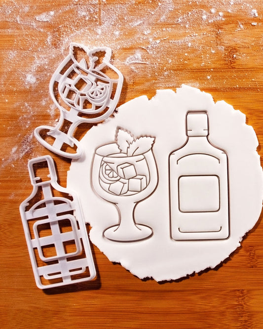 Gin Bottle & G&T Set (2pcs)