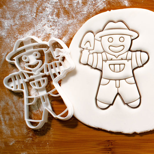 Gingerbread Farmer Cookie Cutter