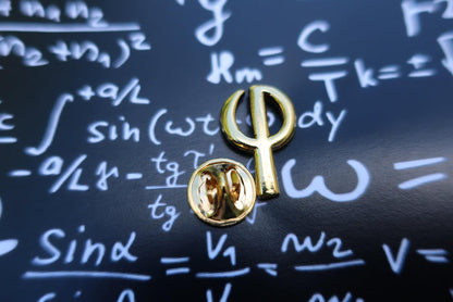 Golden Ratio Gold Lapel Pin