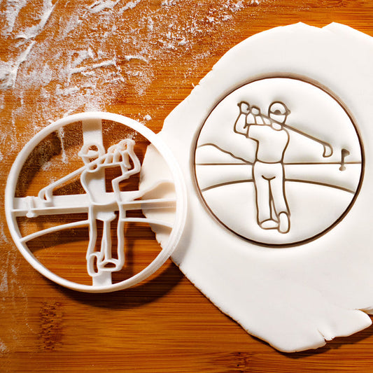 golfer cookie cutter