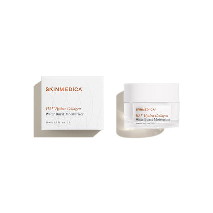 Image of the SkinMedica HA5 Hydra Collagen Water Burst Moisturizer with Vegan Collagen box