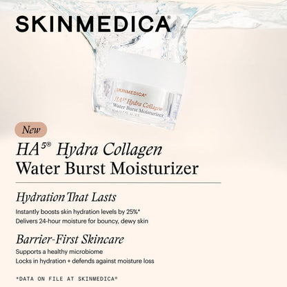 Information related to SkinMedica HA5 Hydra Collagen Water Burst Moisturizer with Vegan Collagen