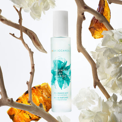 Lifestyle image of Moroccanoil Hair and Body Fragrance Mist variant: 3.4 fl oz