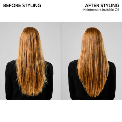 Before and after results of using Bumble and Bumble Hairdresser's Invisible Oil Frizz Reducing Hair Oil variant: 3.4 fl oz