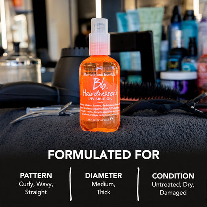 Lifestyle image of Bumble and Bumble Hairdresser's Invisible Oil Frizz Reducing Hair Oil variant: 3.4 fl oz