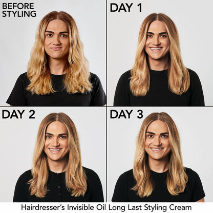Model image of Bumble and Bumble Hairdresser's Invisible Oil Long Last Hydrating Hair Styling Cream  variant: 6.7 fl oz