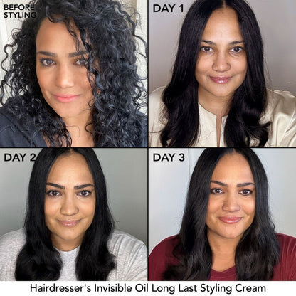 Model image of Bumble and Bumble Hairdresser's Invisible Oil Long Last Hydrating Hair Styling Cream  variant: 6.7 fl oz