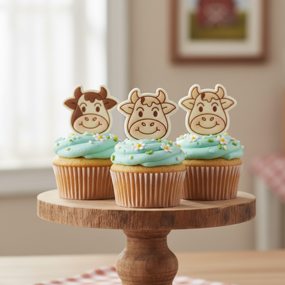 Happy Pig & Cheerful Cow Mini Set