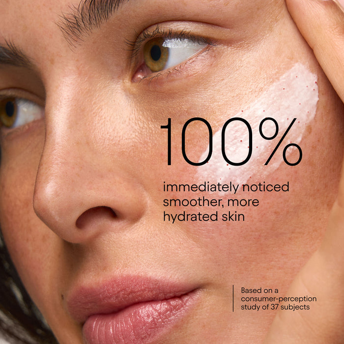 Model image of Alpyn Beauty Hydrating Cold Cream Cleanser with Vitamin C and Juneberry