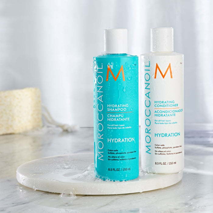Image of an open Moroccanoil Hydrating Shampoo