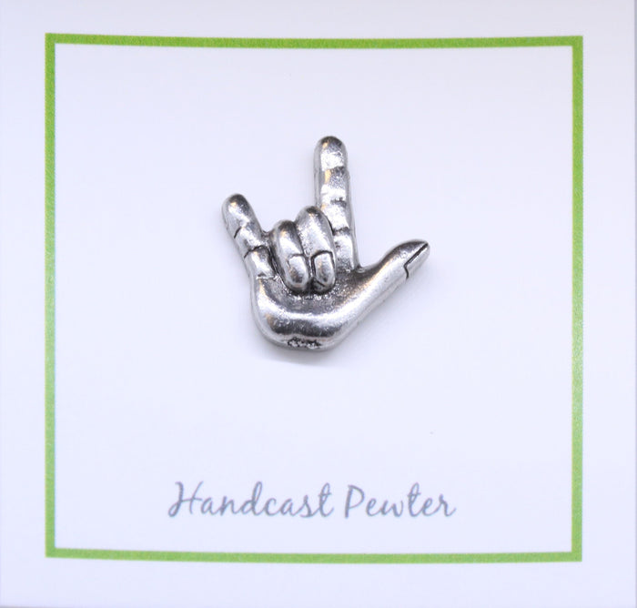 'I Love You' Lapel Pin