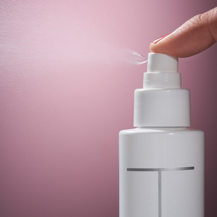 Image of an open Trish McEvoy Instant Solutions Calming Rose Water Essence
