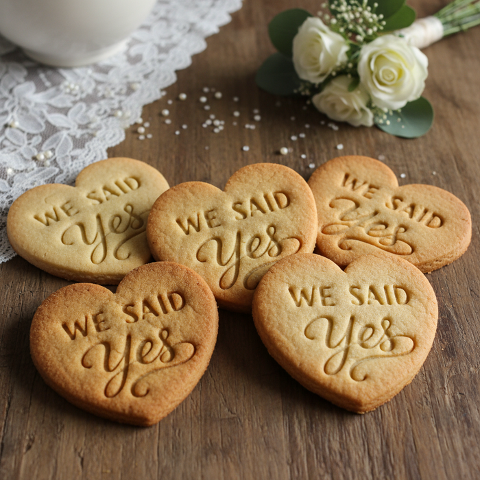 Just Married & We Said Yes Heart