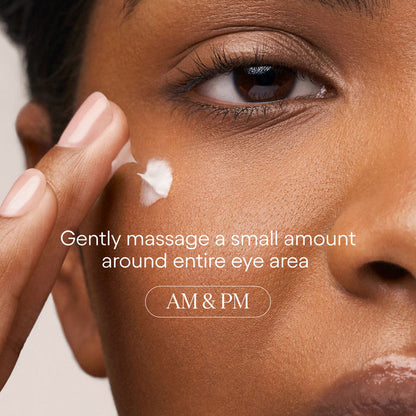 Model image of Alpyn Beauty Line-Filling Eye Cream with Bakuchiol and Caffeine