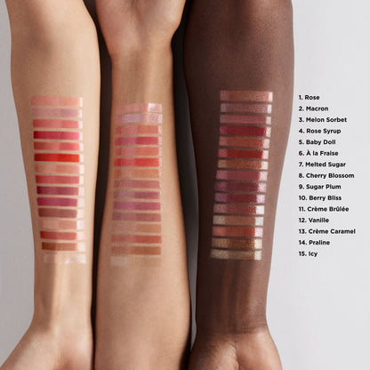 Group swatch image of Laura Mercier Lip Glacé Lip Gloss