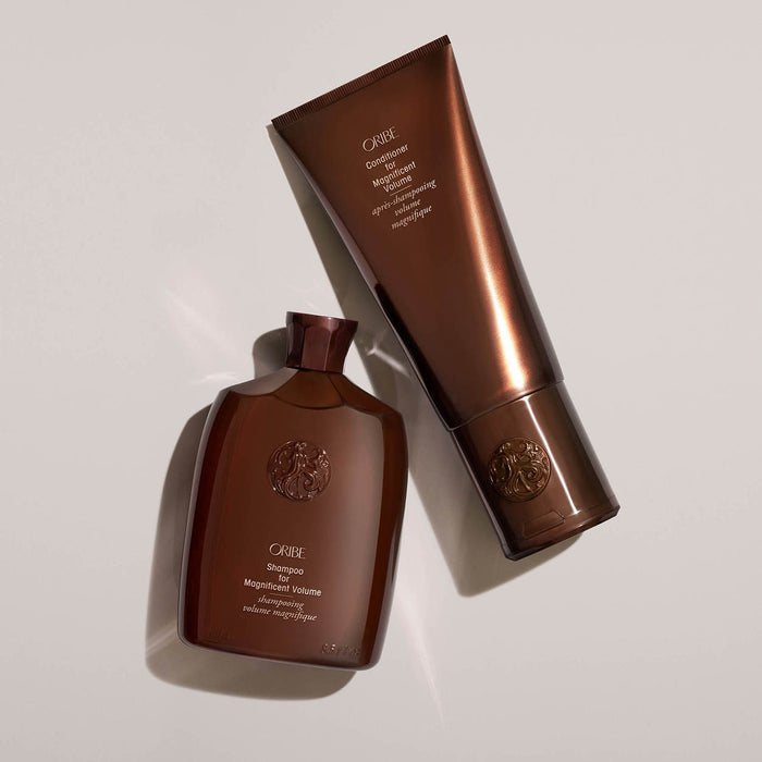 Lifestyle image of Oribe Magnificent Volume Conditioner for Fine Hair