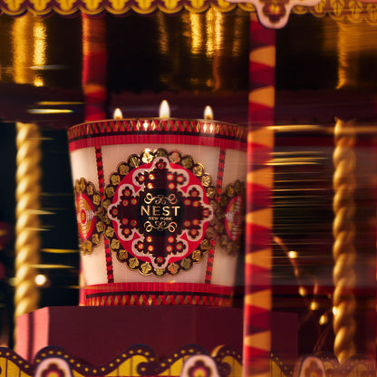 Lifestyle image of Nest New York Nest New York x Pierre Marie Holiday 3-Wick Candle (Limited Edition)