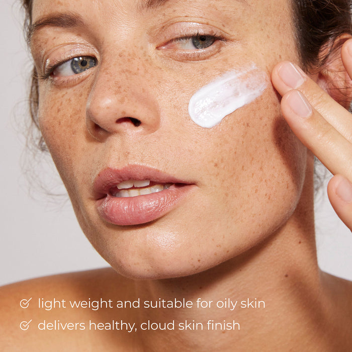 Model image of Element Eight O2 Peptide Firm Perfect Moisturizer for Wrinkles and Aging Skin