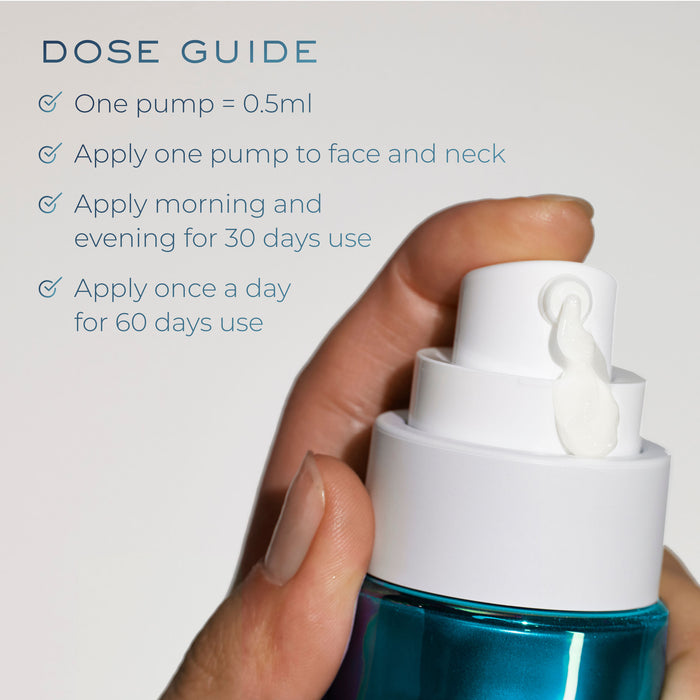 Image of an open Element Eight O2 Vitamin C Brighten Defend Serum