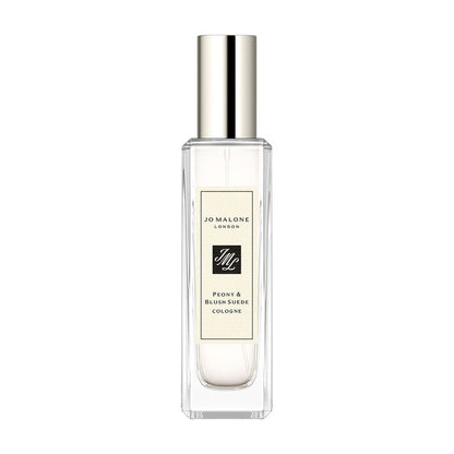 Image of a closed Jo Malone London Peony and Blush Suede Cologne variant: 1 fl oz