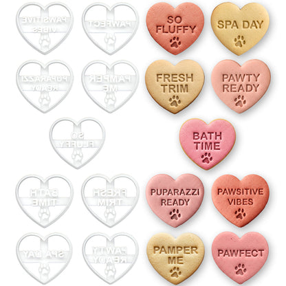 Pet Grooming Conversation Heart