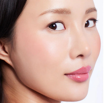 Model image of Trish McEvoy Powder Blush Refill variant: Happy (Blushing Pink)
