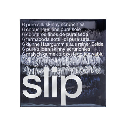 Image of the Slip Pure Silk Skinny Scrunchies variant: Midnight box