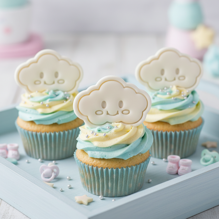 Rainbow & Smiling Cloud Mini Set (2pcs)