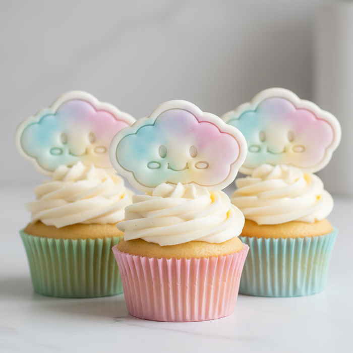 Rainbow & Smiling Cloud Mini Set (2pcs)