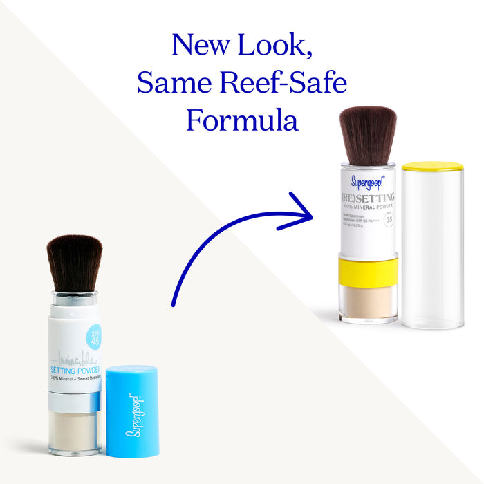 Information related to Supergoop! (Re)setting 100% Mineral Powder SPF 35