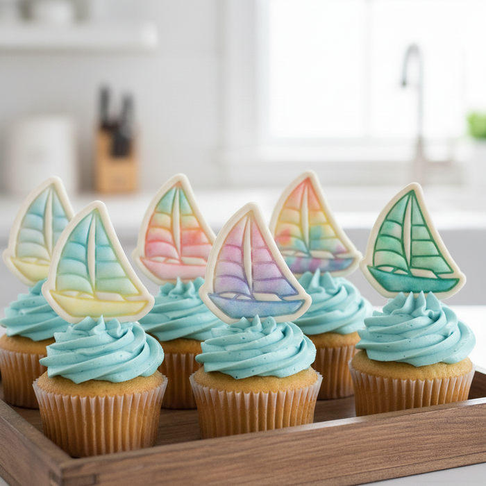 Sailboat & Anchor Mini Set (2pcs)