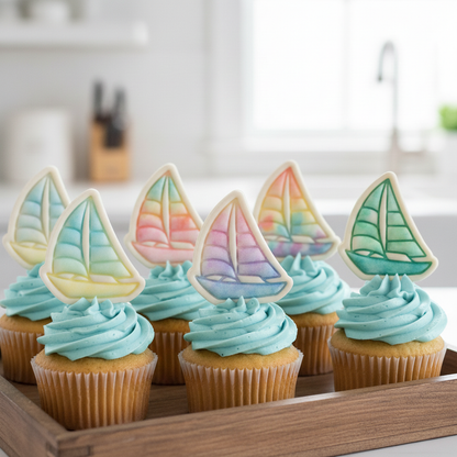 Sailboat & Anchor Mini Set (2pcs)