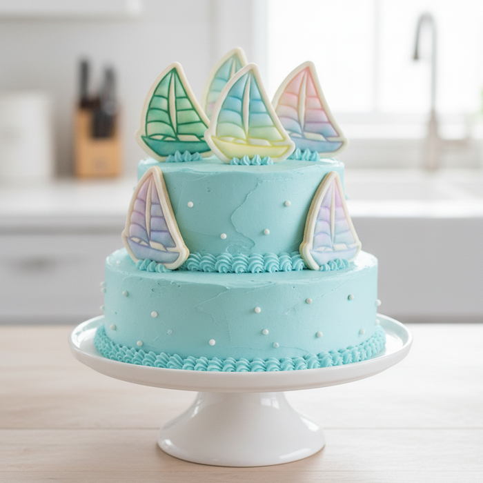 Sailboat & Anchor Mini Set (2pcs)
