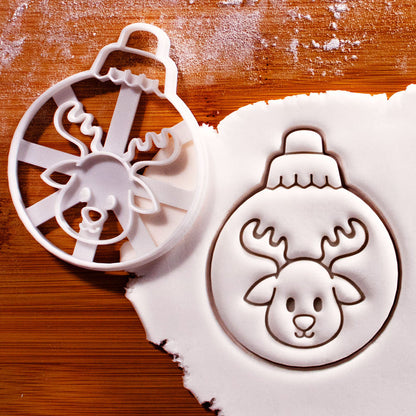 Santa Claus & Reindeer Bauble
