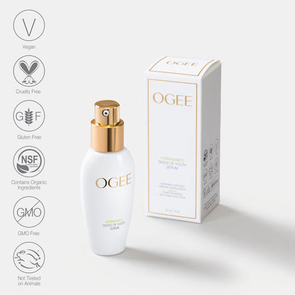 Lifestyle image of Ogee Seeds of Youth Serum