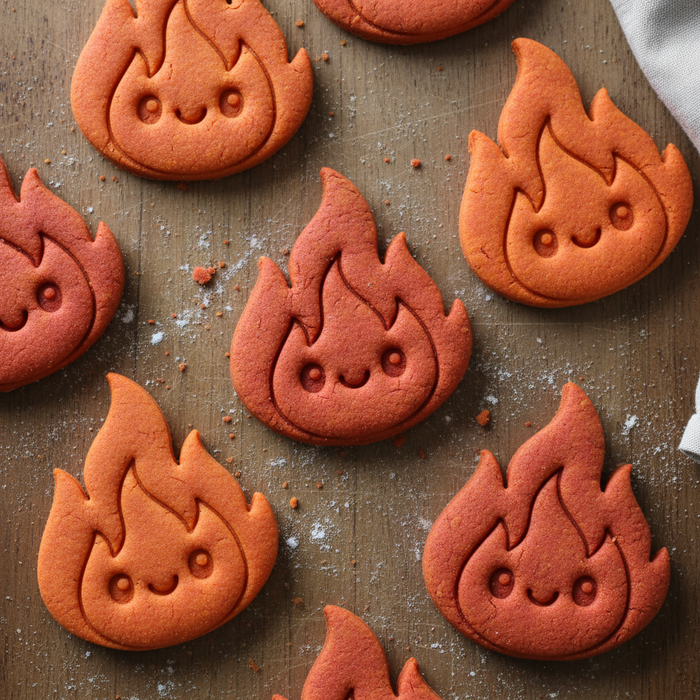 Set of 2 Fire Extinguisher & Kawaii Flame