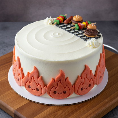 Set of 2 Fire Extinguisher & Kawaii Flame