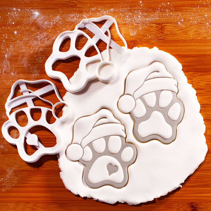 Set of 2 Large Santa Paw