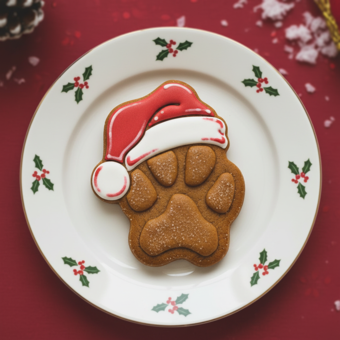 Set of 2 Large Santa Paw