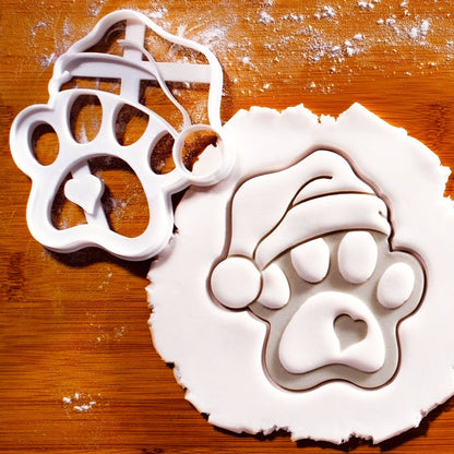 Set of 2 Large Santa Paw