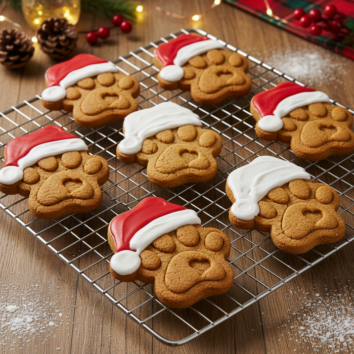 Set of 2 Large Santa Paw