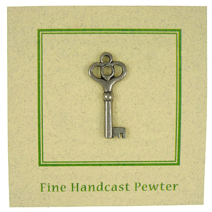 Skeleton Key Lapel Pin