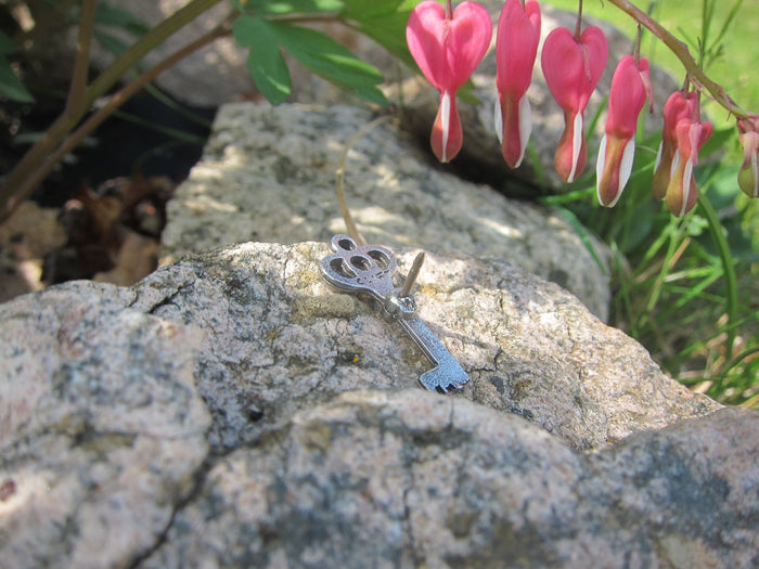 Skeleton Key Lapel Pin