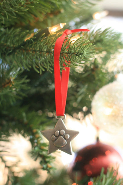 Star Paw Ornament