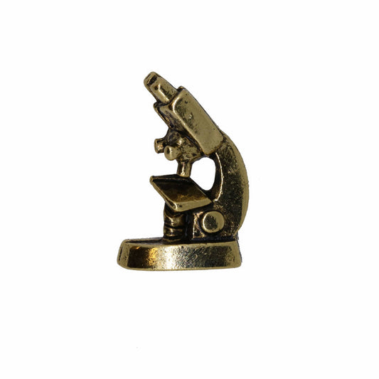 Stereo Microscope Gold Lapel Pin | lapelpinplanet