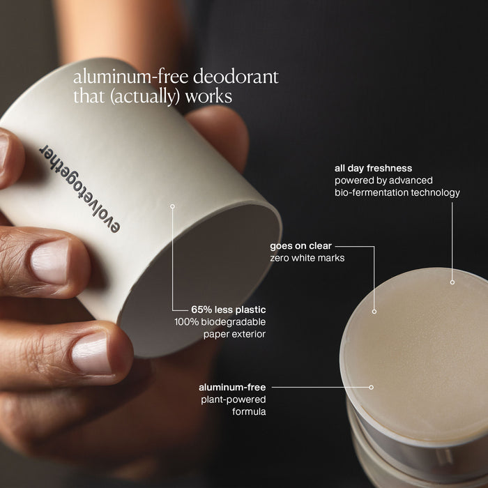 Image of an open Evolvetogether Taormina Deodorant