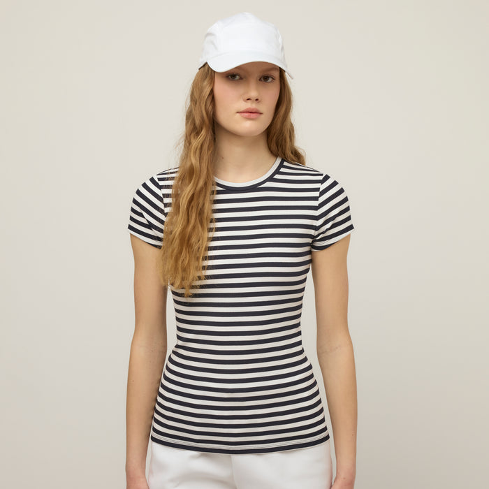 Navy/White Stripe / XS