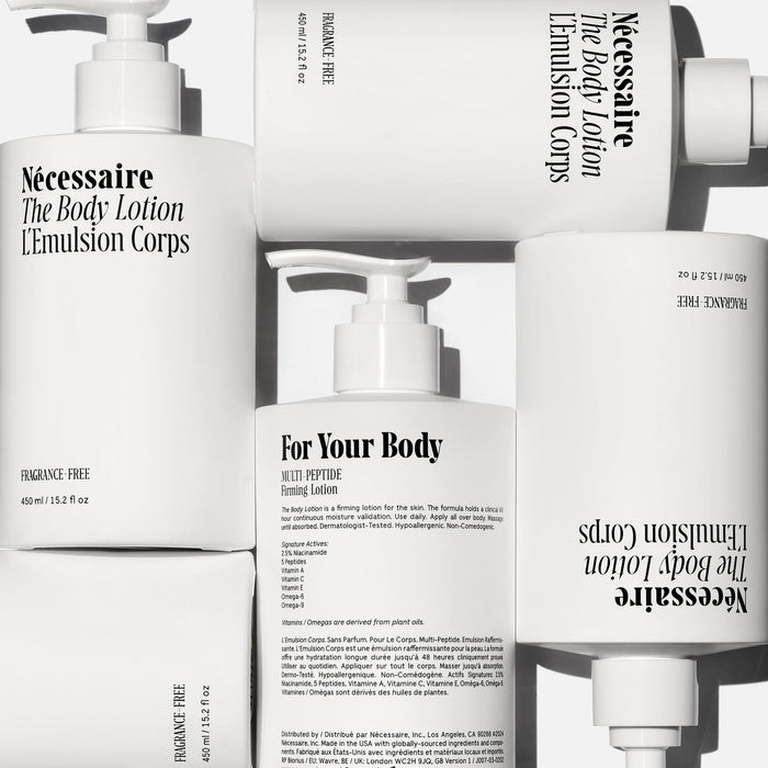 Top-view image of Nécessaire The Body Lotion Fragrance-Free